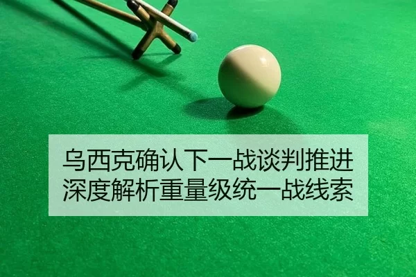 乌西克确认下一战谈判推进 深度解析重量级统一战线索